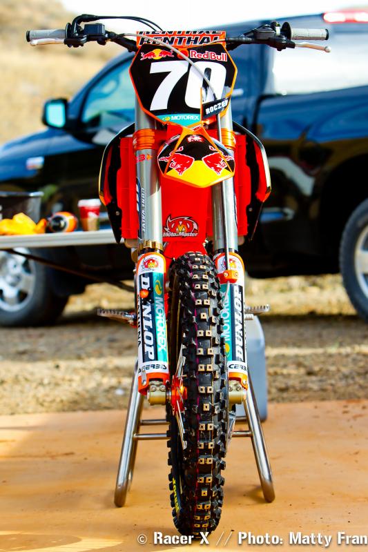 Roczen's KTM 250SX-F race bike