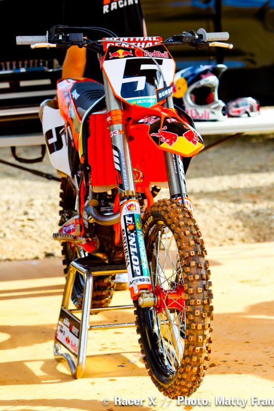 Dungey's KTM 450SX-F race bike