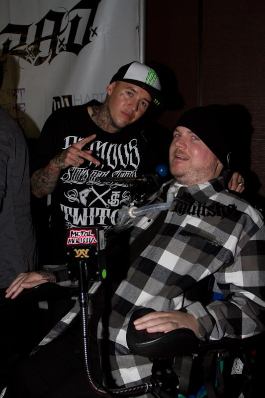 Jeremy Stenberg with longtime friend Chris Ackerman 