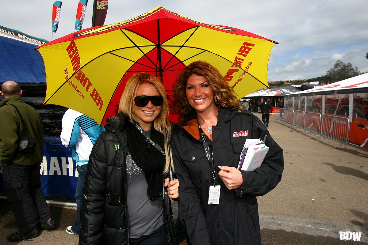 Miss Supercross and Erin Bates // San Diego