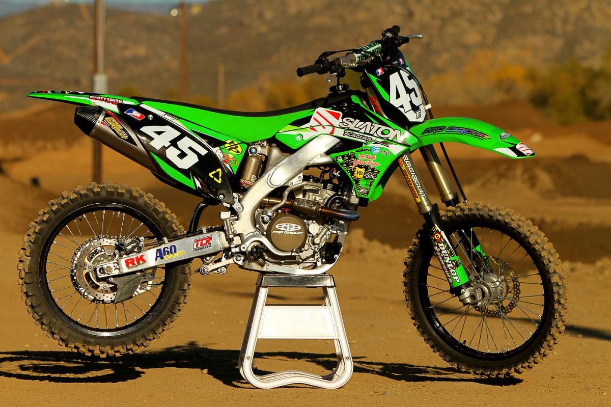 Slaton racing will be running Kawasakis this year