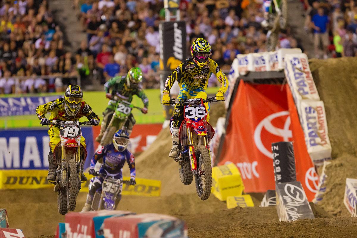 Cole Seely, Eli Tomac, Kyle Cunningham // Las Vegas