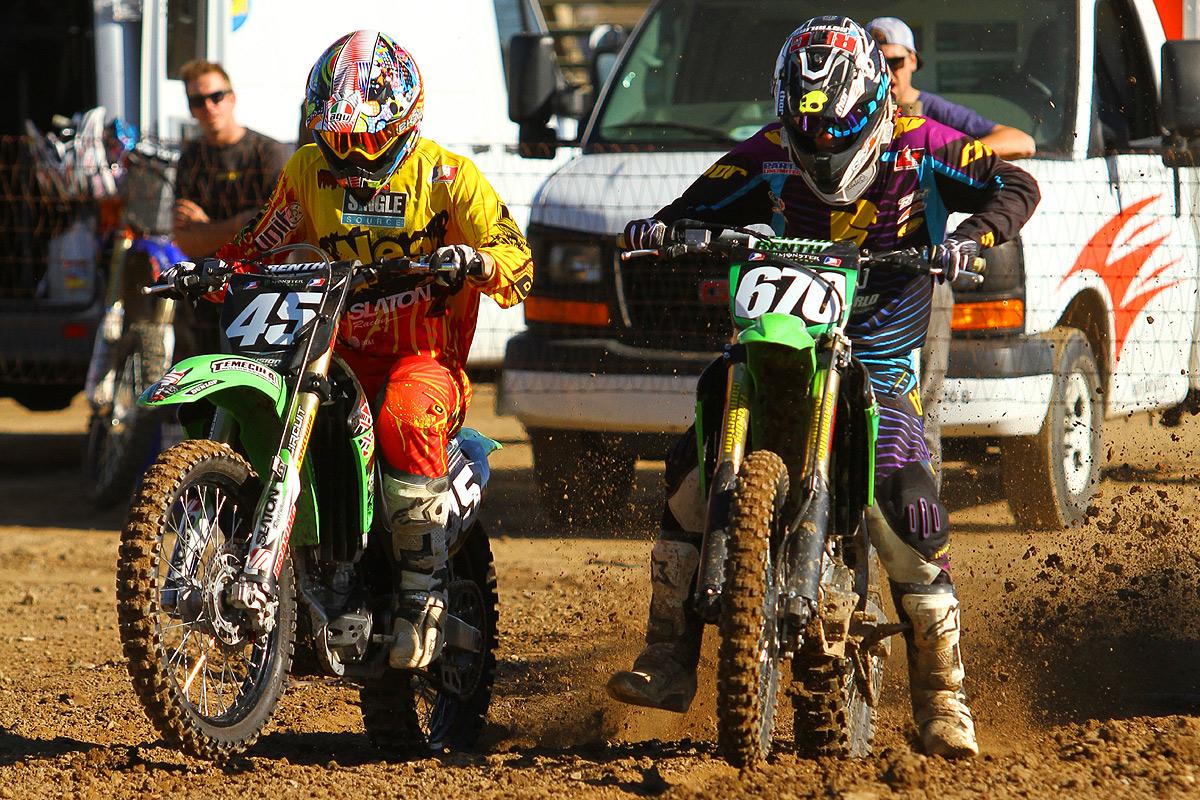 Nick Paluzzi (45) and Parker Eckman (670)