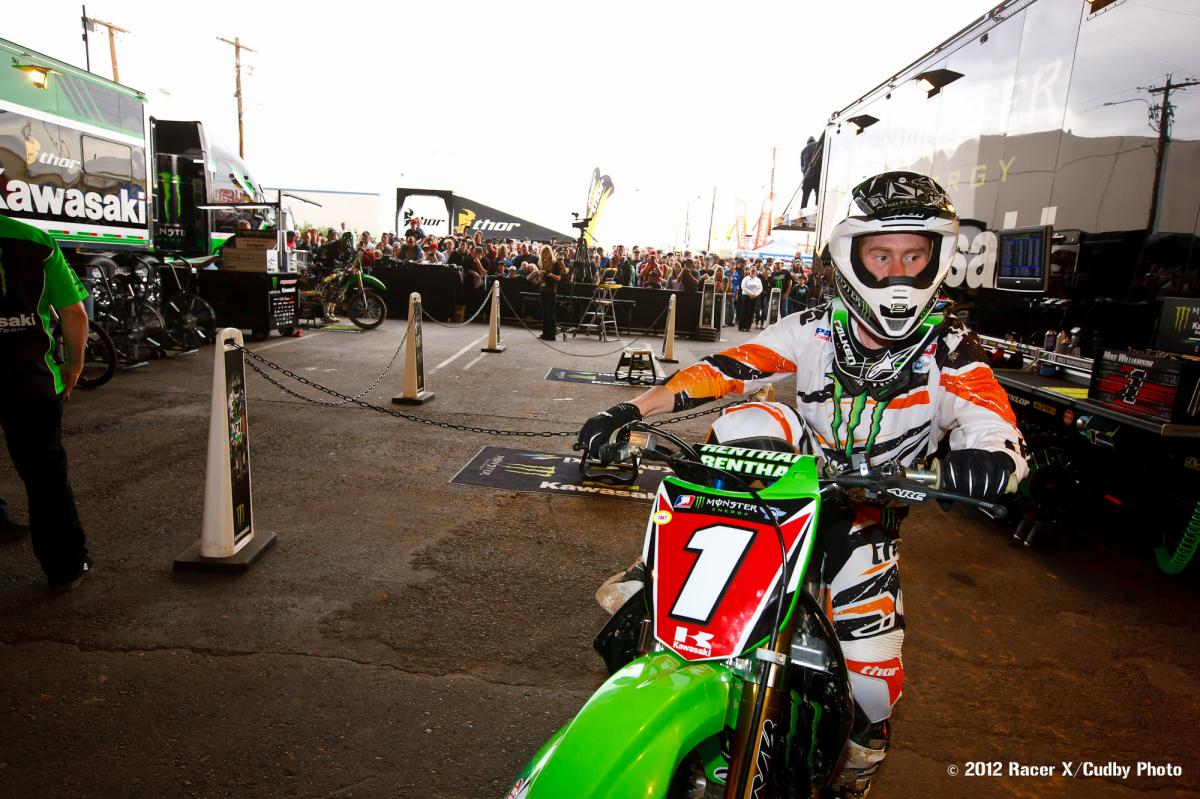 Ryan Villopoto in the pits