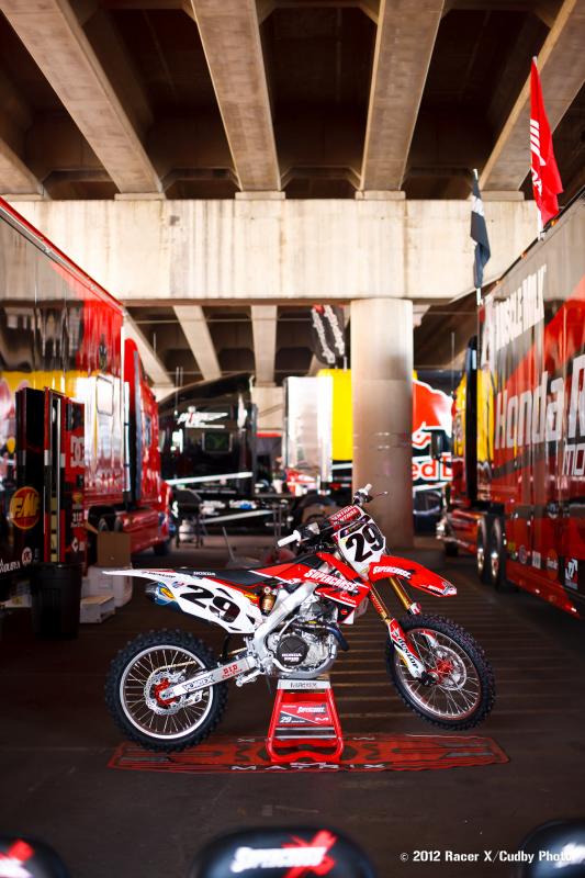 Andrew Short's pit area