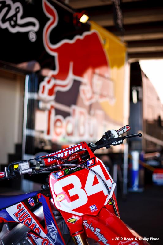 Cole Seely's red plate