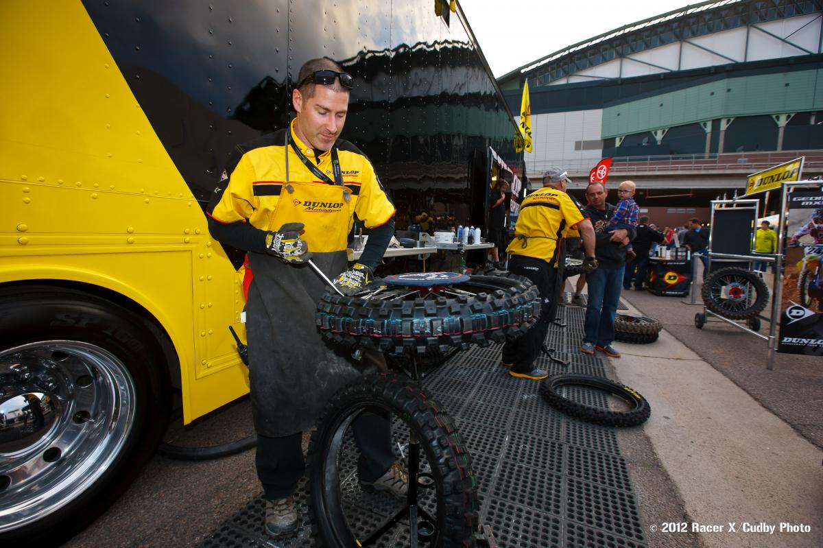 Busy Dunlop pits