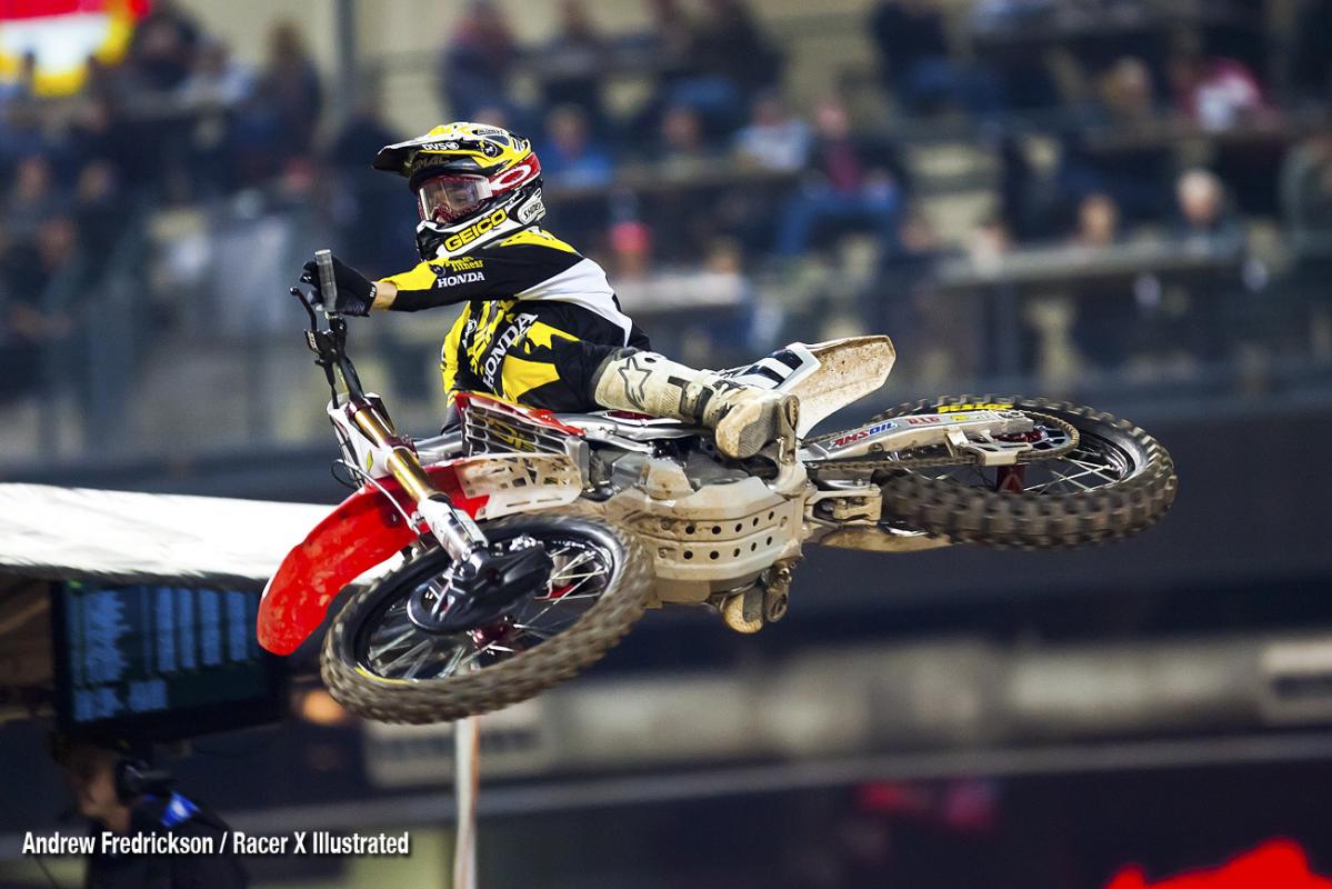 Eli Tomac whips it