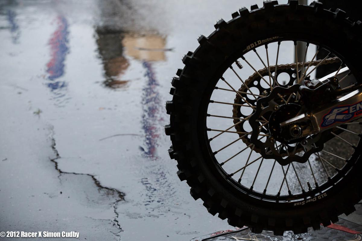 It's a little rainy in L.A. at the moment.