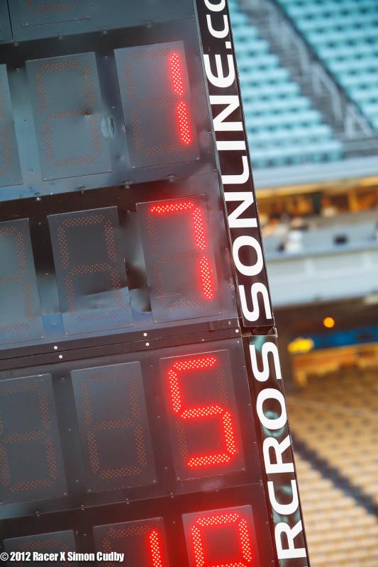 Ryan Villopoto set the fastest time in the Supercross class