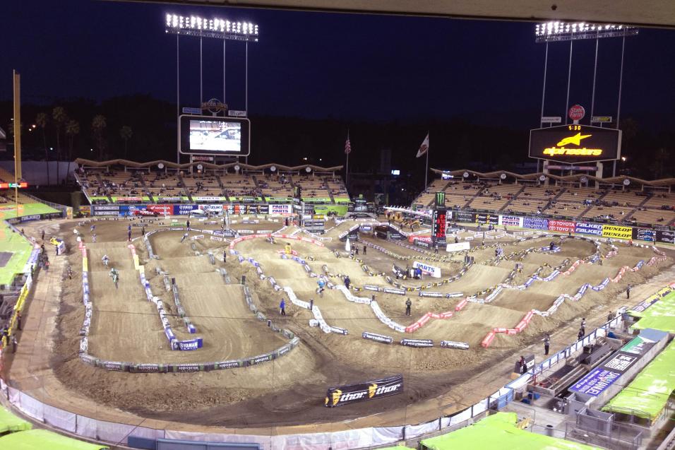 L.A. SX Practice Report