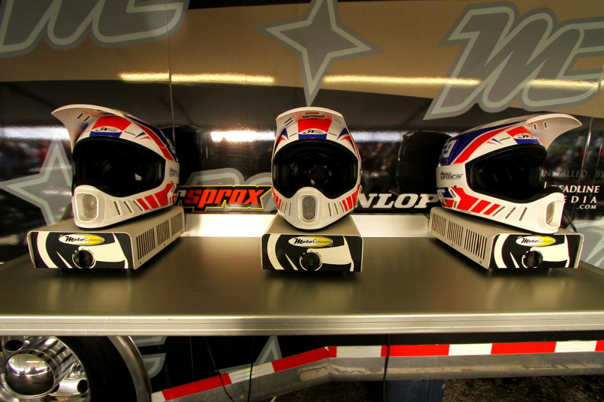JT Racing helmets