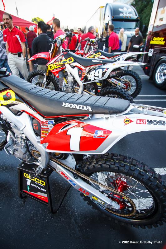 Barcia's East Coast SX bike