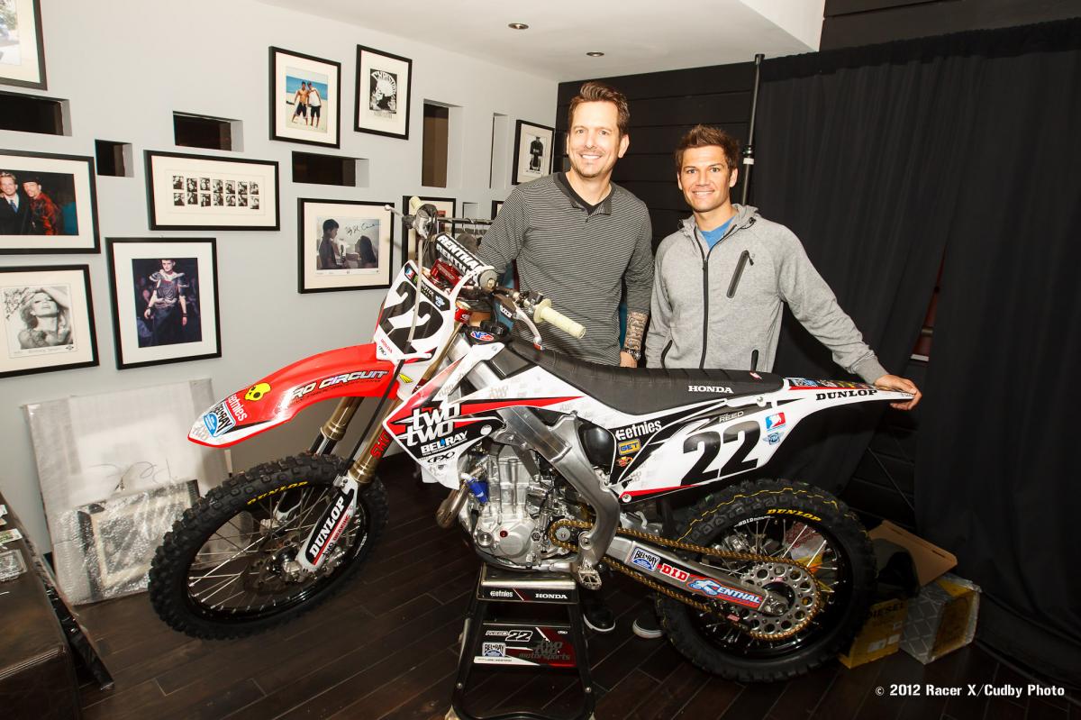 Chad Reed drops of a gift for Pete Fox