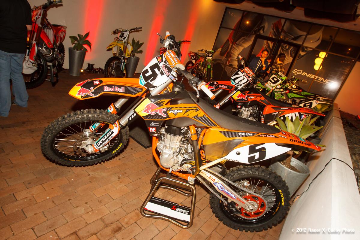Dungey's KTM on show