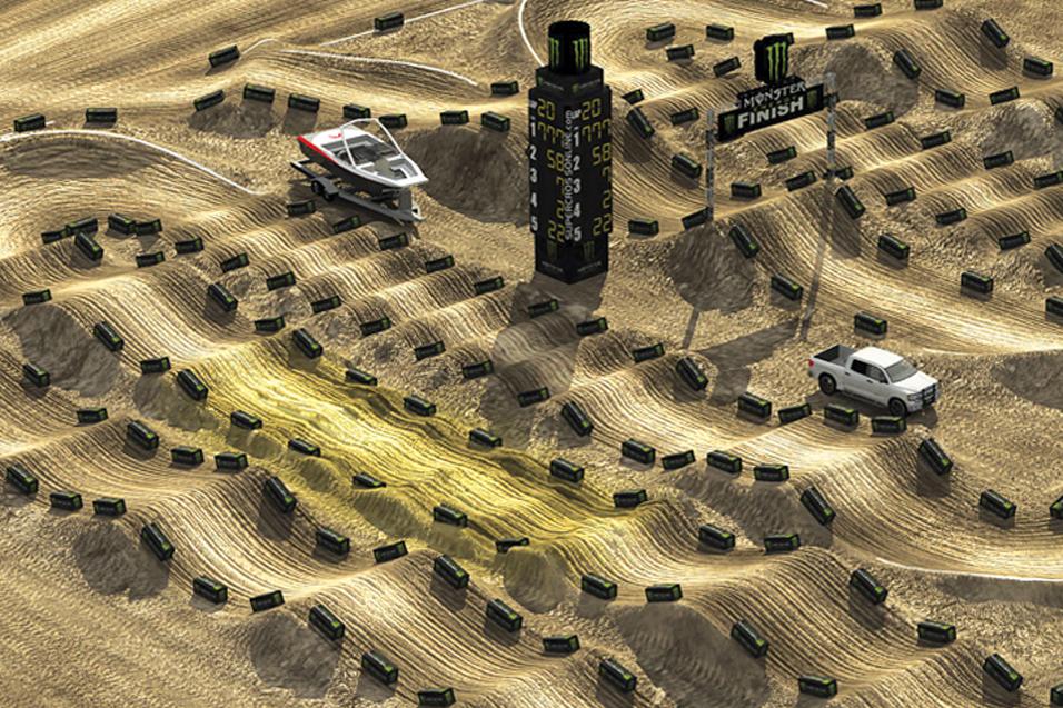 Animated Track Map: Dallas