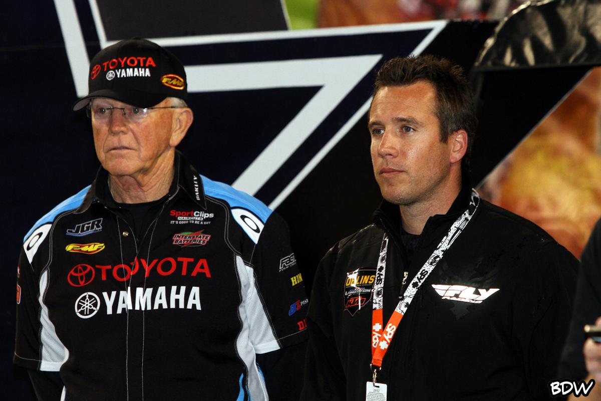 Joe Gibbs and Grant Langston