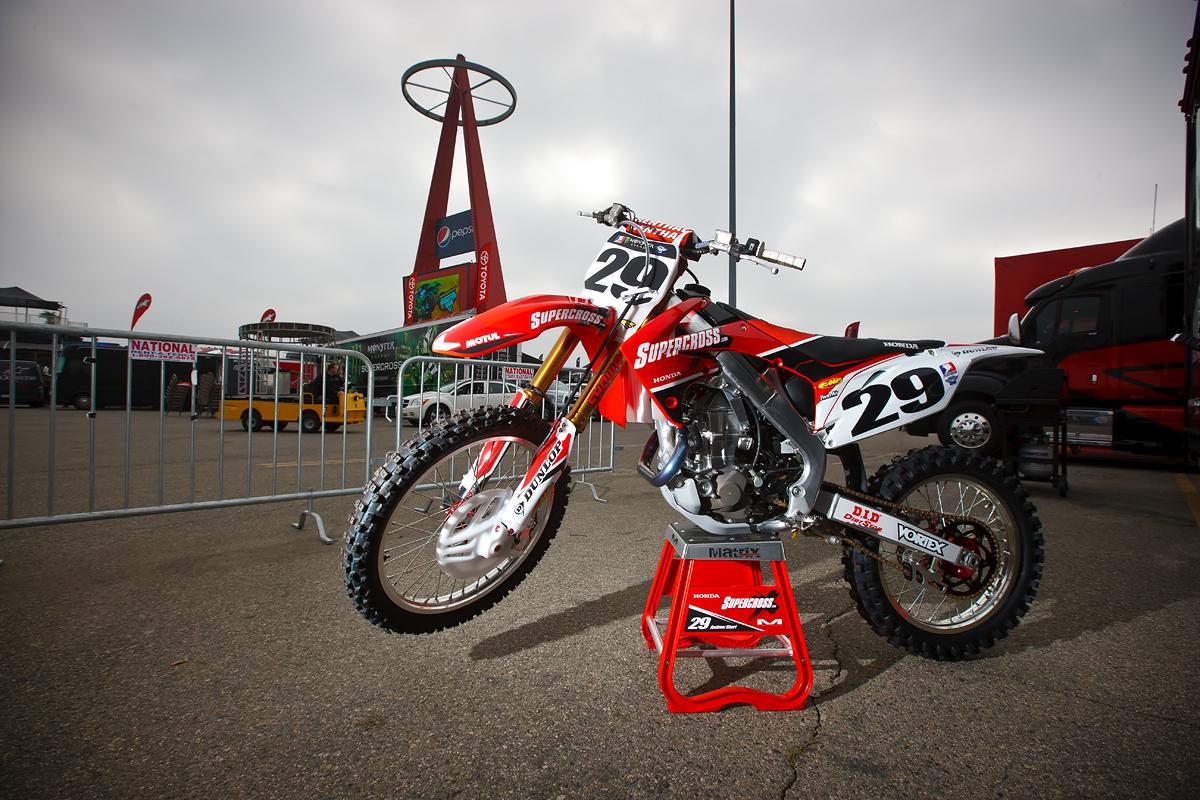 Short's bike before A1