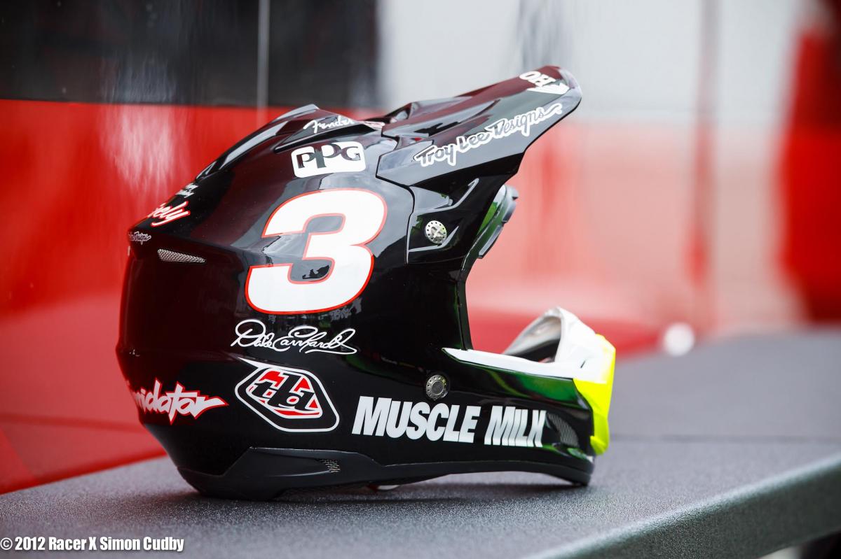 Cole Seely's Intimidator helmet