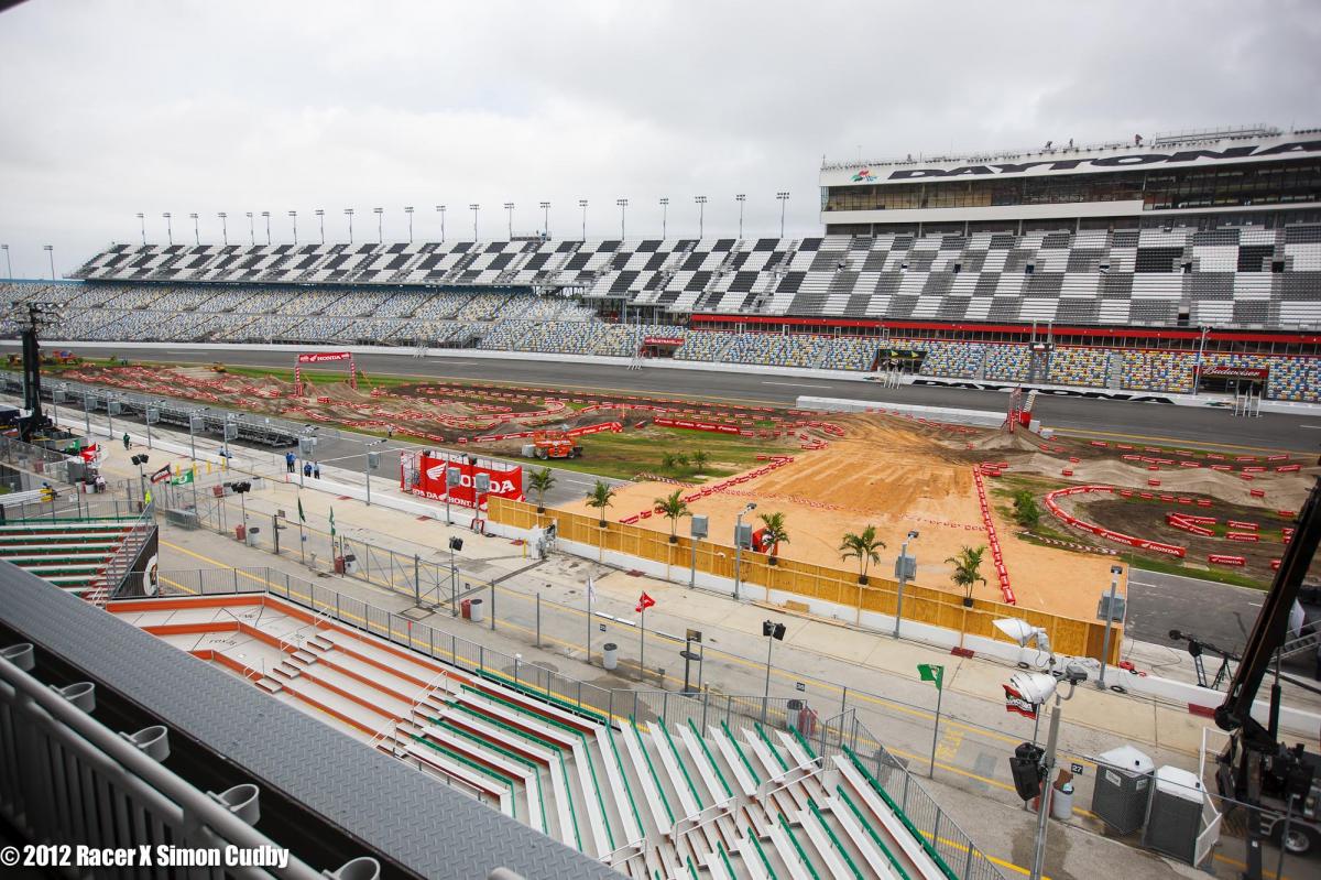 The Daytona track
