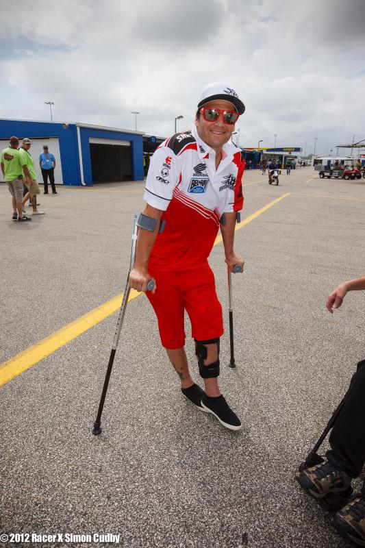 Chad Reed in the pits