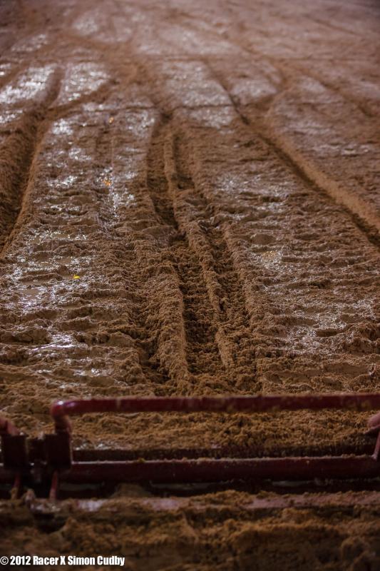 It was wet and sloppy at Daytona