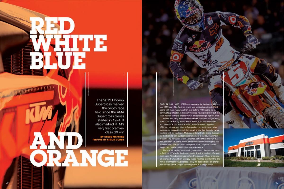 Red, White, Blue and Orange