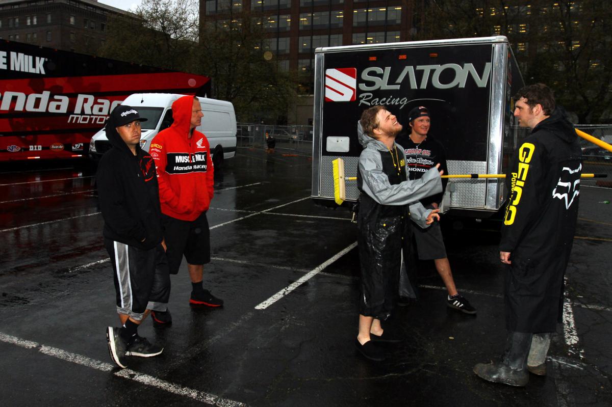 Doing the rain dance