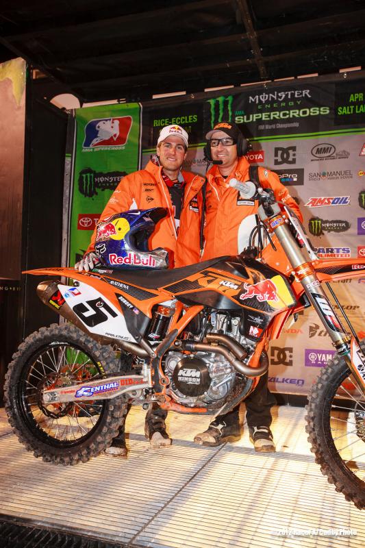 Carlos and Ryan on top of the box