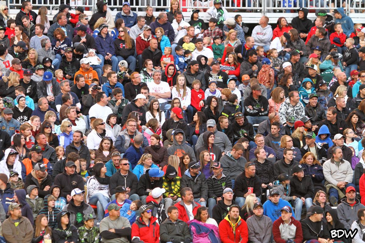 The crowd in Salt Lake City