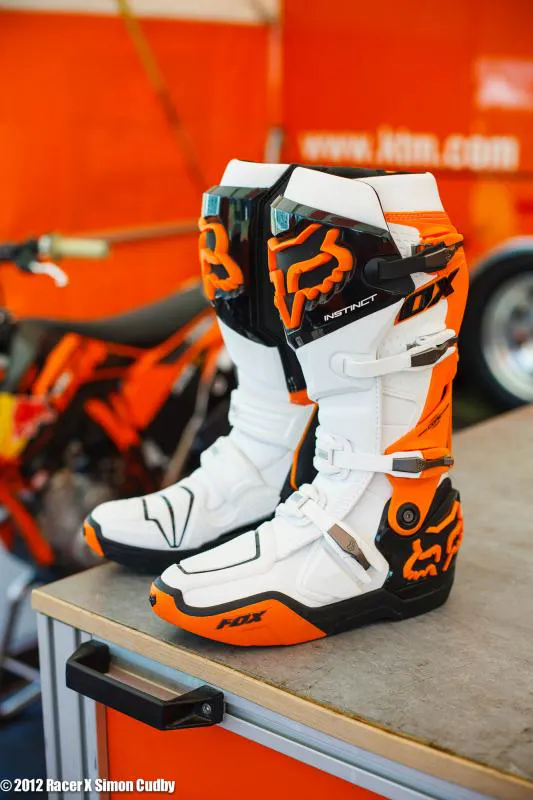 Ken Roczen's Fox boots
