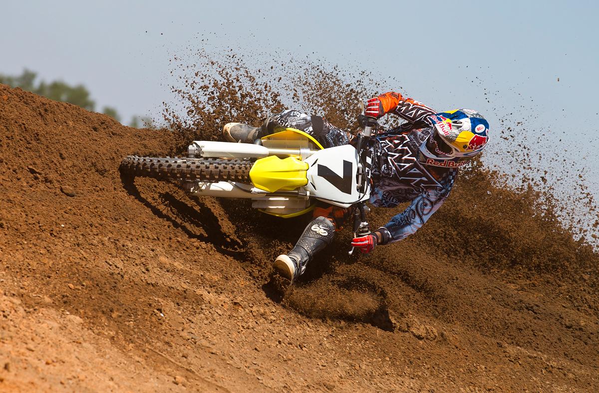 James Stewart on Suzuki - Racer X