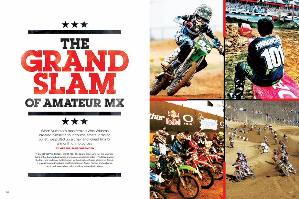 THE GRAND SLAM OF AMATEUR MX 