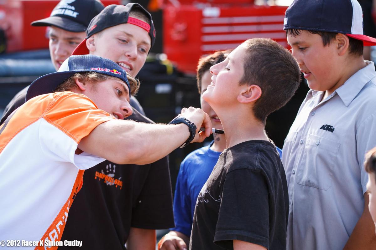 Ken Roczen leaves his mark