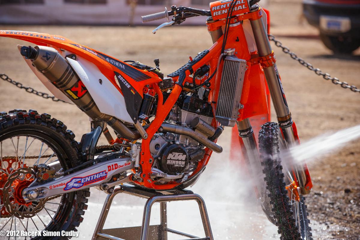 Ken Roczen's naked bike