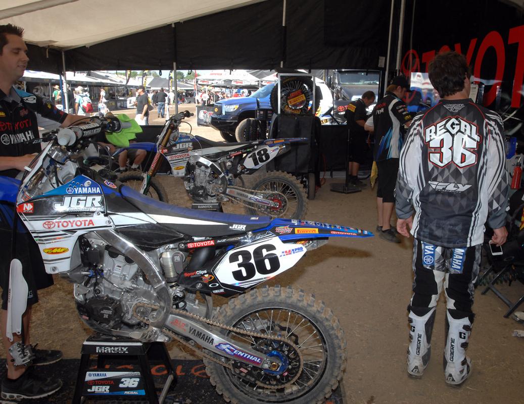 Regal on the JGR bike