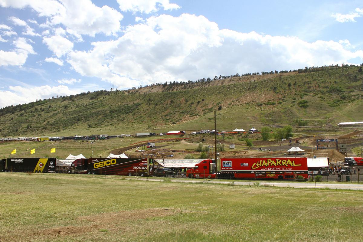 The trucks rolling in