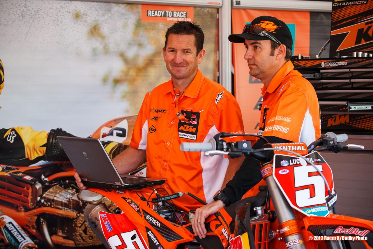 Ian and Carlos at KTM