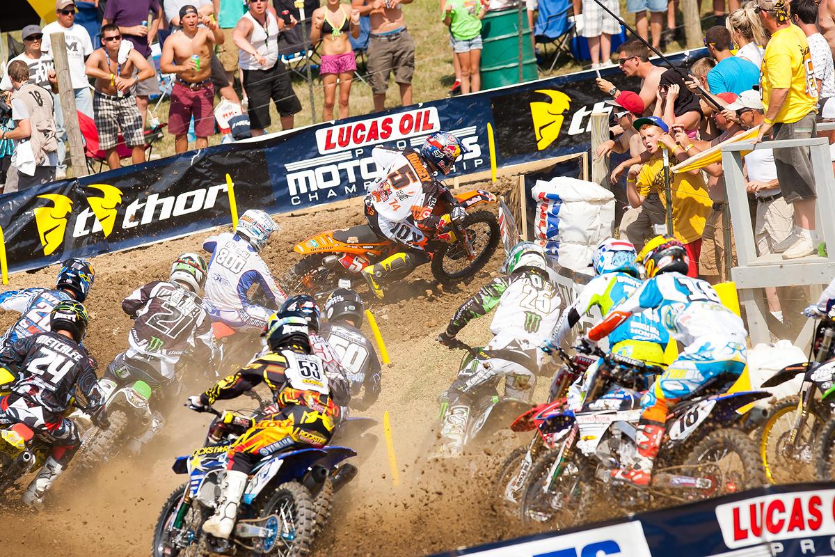 Ryan Dungey in the lead