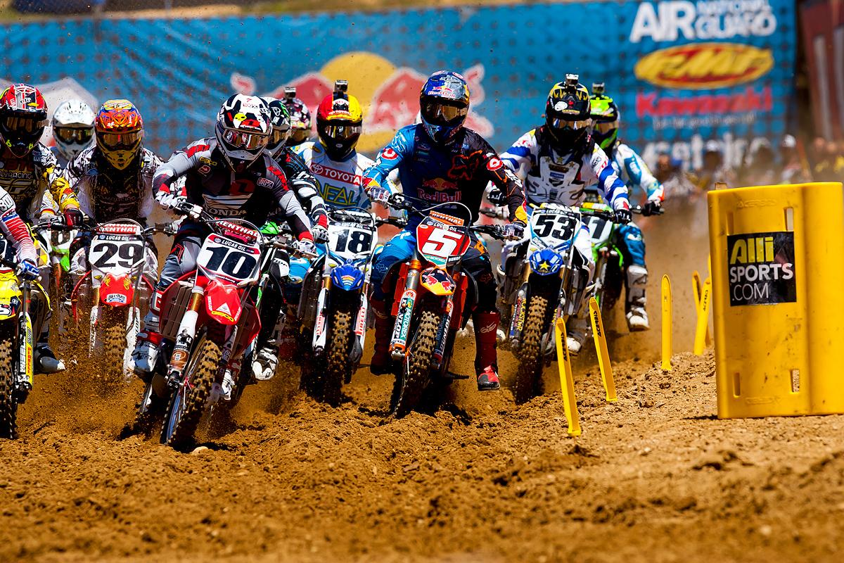 Brayton gets a good start.