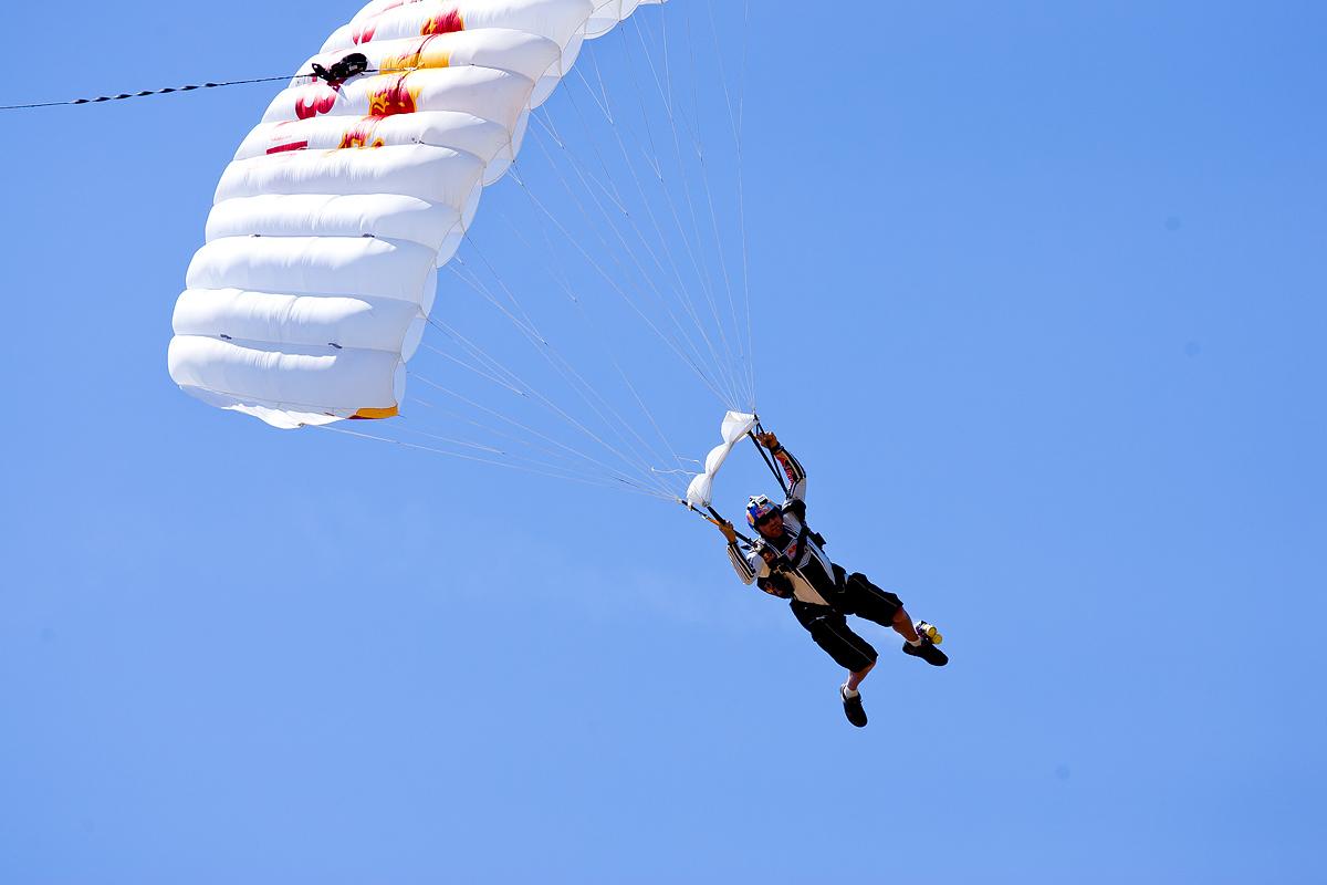 Red Bull had some guys dropping in on the party.