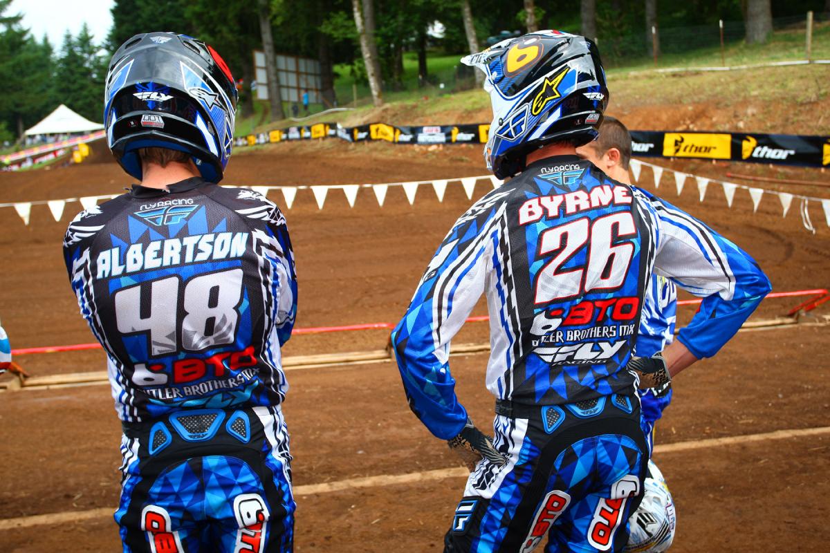 Jimmy Albertson and Michael Byrne