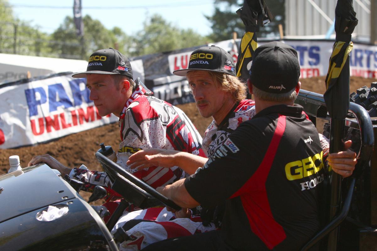 Eli Tomac and Justin Barcia