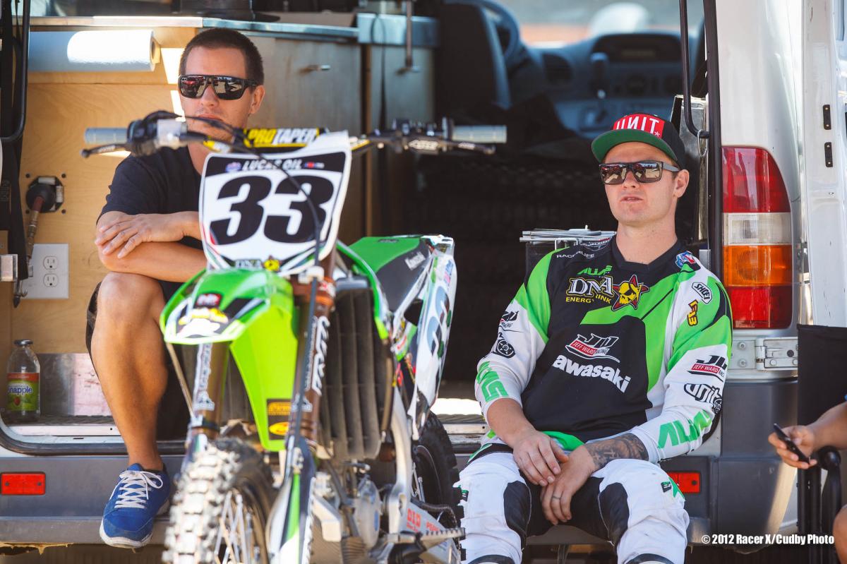 Oscar and JG chillin'