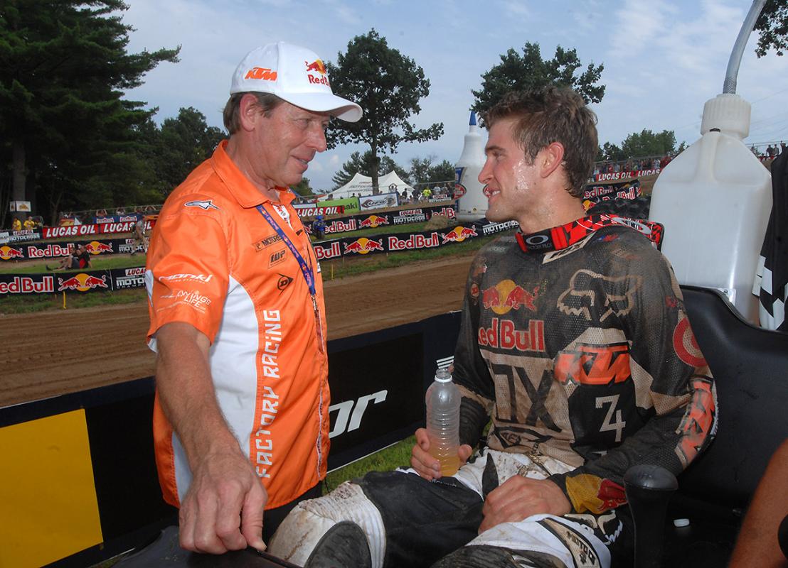 Ryan Dungey and Roger DeCoster