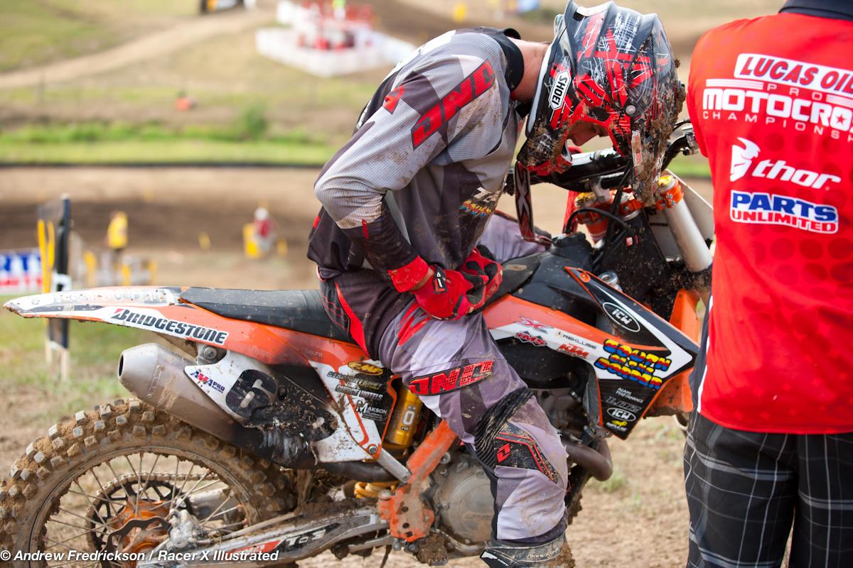 Seth Rarick's day didn't start out well. 