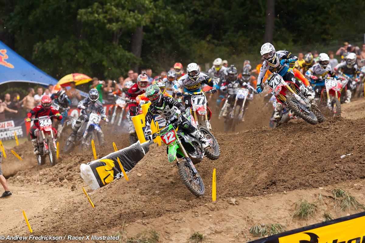 Baggett out front early.