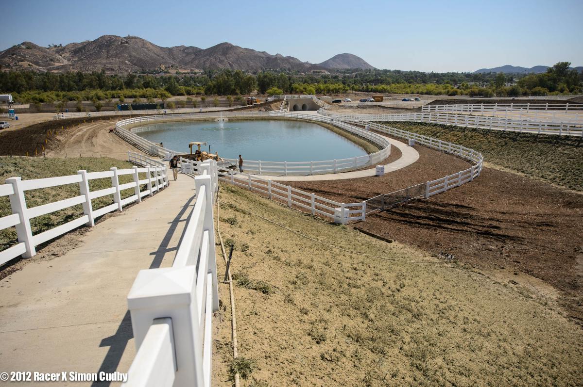In-field area walkway