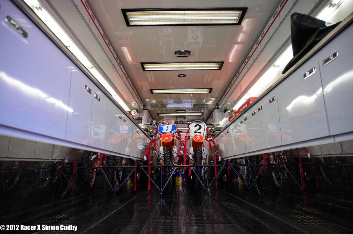 In the Factory Honda rig