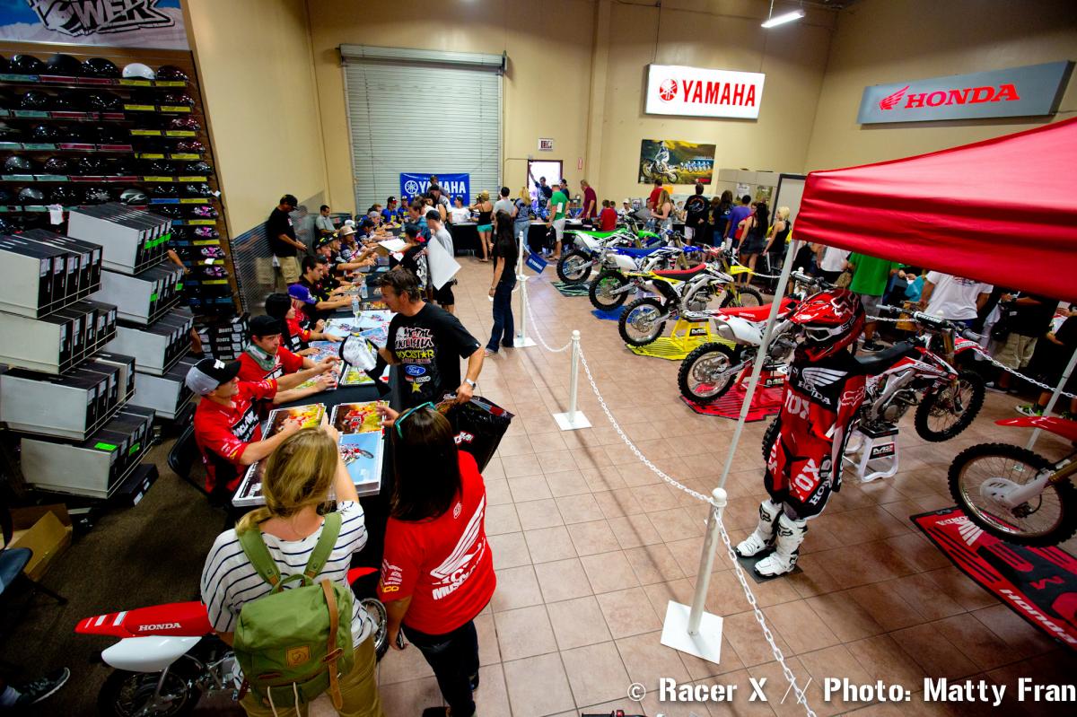 Temecula Motorsports autograph signing 